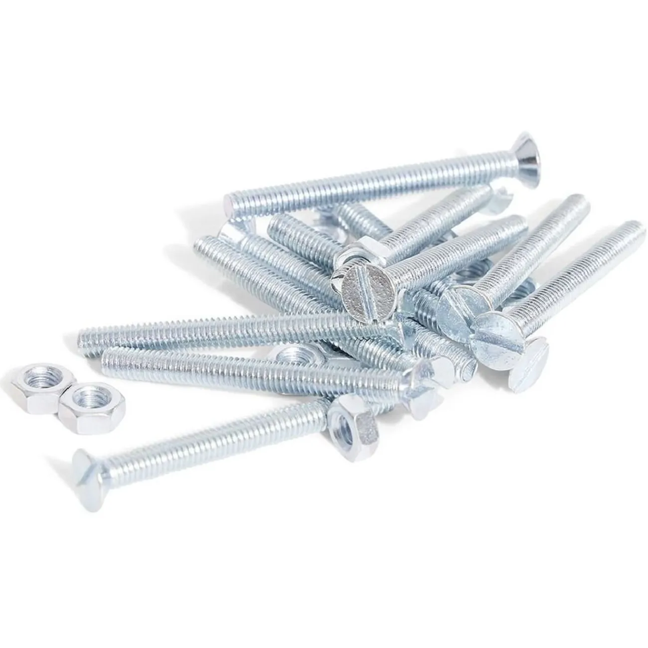 Gifi Quincaillerie^12 boulons tête fraisée acier zingué - 4x40 mm