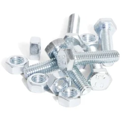 Gifi Quincaillerie^6 boulons tête hexagonale acier zingué - 6x25 mm