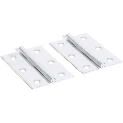 Gifi Quincaillerie^2 charnières en acier 60x35 mm
