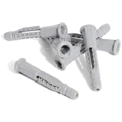 Gifi Quincaillerie^6 chevilles universelles en nylon tous matériaux avec vis - Ø6x35 mm