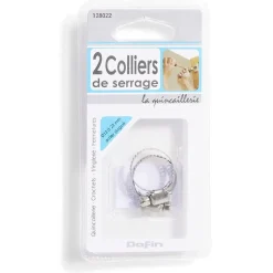 Gifi Quincaillerie^2 colliers de serrage acier zingué - Ø12 à 22 mm