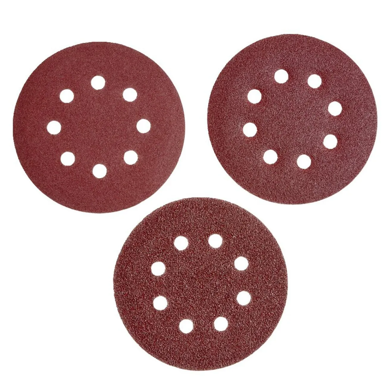 Gifi Quincaillerie^12 disques abrasifs en Corindon pour ponceuses vibrantes - Ø125 mm