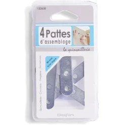 Gifi Quincaillerie^4 pattes d'assemblage - 80 mm