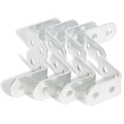 Gifi Quincaillerie^8 équerres de chaise acier zingué - 30x2 mm