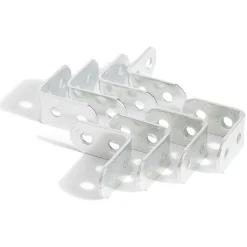 Gifi Quincaillerie^8 équerres de chaise acier zingué - 30x2 mm