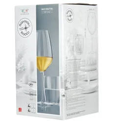Gifi 4 verres à vin et 4 verres à eau Bormioli Rocco Incontri
