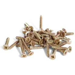 Gifi Quincaillerie^40 vis agglo tête fraisée acier bichromaté - 3x20 mm