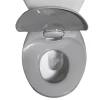 Gifi Equipement Wc^Abattant WC 2 en 1 gris