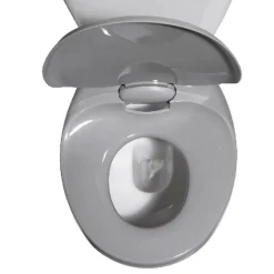 Gifi Equipement Wc^Abattant WC 2 en 1 gris