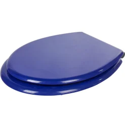 Gifi Equipement Wc^Abattant WC bleu foncé uni avec frein de chute