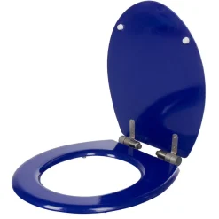 Gifi Equipement Wc^Abattant WC bleu foncé uni avec frein de chute