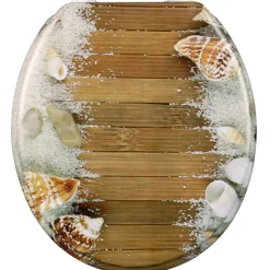 Gifi Equipement Wc^Abattant WC coquillages