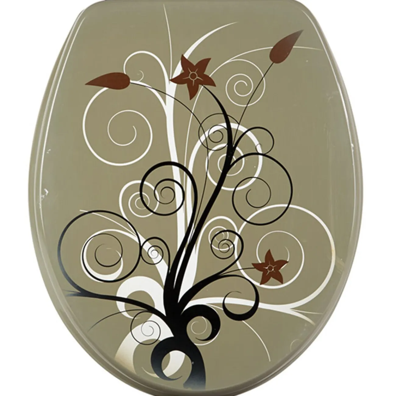 Gifi Equipement Wc^Abattant WC design arabesque