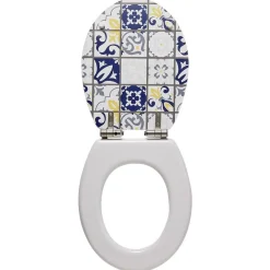 Gifi Equipement Wc^Abattant WC design carreau de ciment