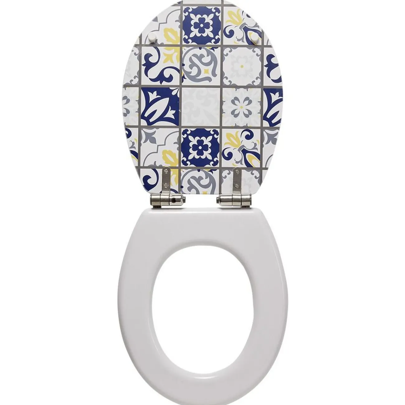 Gifi Equipement Wc^Abattant WC design carreau de ciment