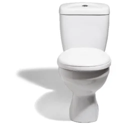 Gifi Equipement Wc^Abattant WC 2en1 adulte et enfant plastique blanc frein de chute