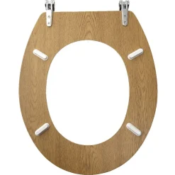 Gifi Equipement Wc^Abattant WC imitation bois