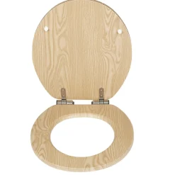Gifi Equipement Wc^Abattant WC motif bois