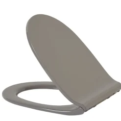 Gifi Equipement Wc^Abattant WC plat uni taupe