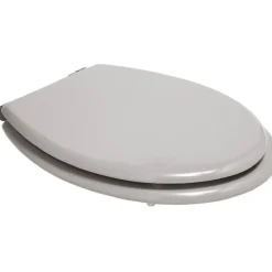 Gifi Equipement Wc^Abattant WC uni taupe avec frein de chute