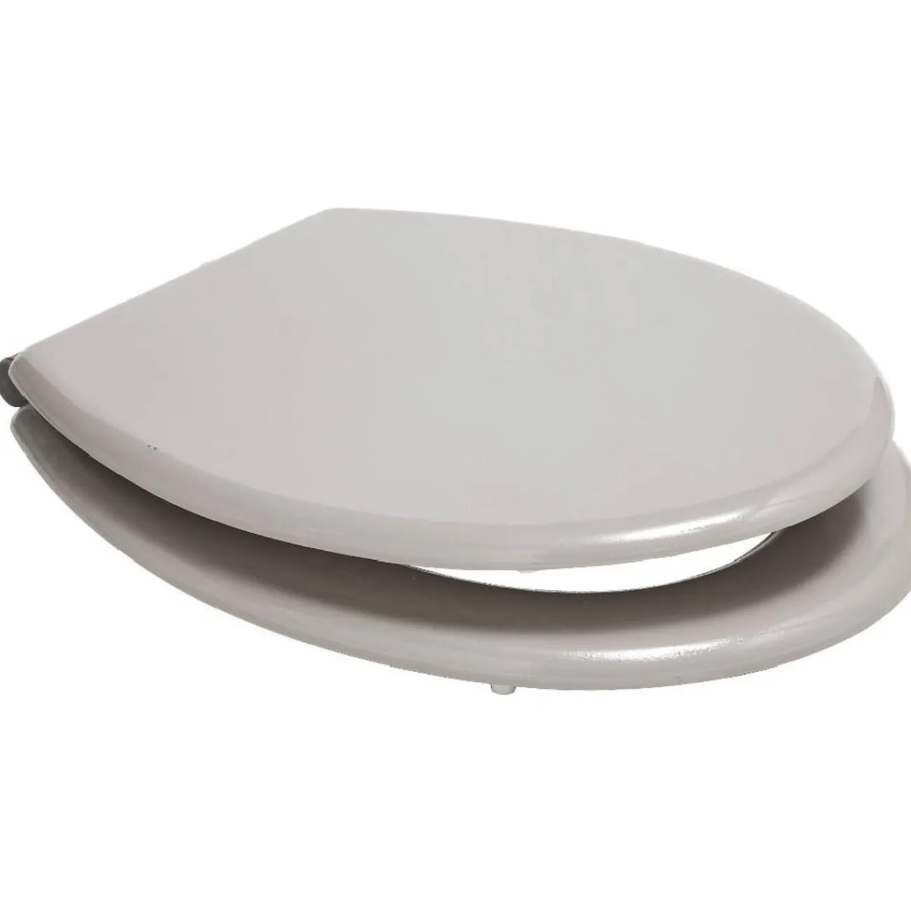 Gifi Equipement Wc^Abattant WC uni taupe avec frein de chute