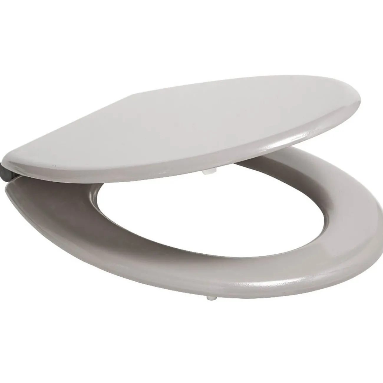 Gifi Equipement Wc^Abattant WC uni taupe avec frein de chute