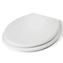 Gifi Equipement Wc^Abattant WC universel en bois blanc