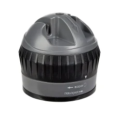 Gifi Aiguiseur à couteaux double position gris et noir