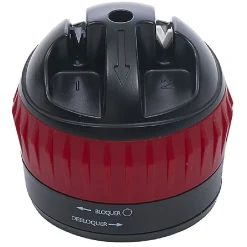 Gifi Aiguiseur couteau double position rouge et noir