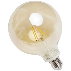 Gifi Ampoule^Ampoule à filament E27 forme globe doré 4,7W=35W