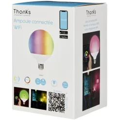 Gifi Ampoule^Ampoule bulbe LED connectée couleurs changeantes E27 80 W