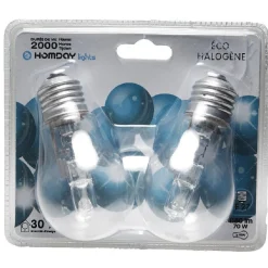 Gifi Ampoule^Ampoule E27 éco halogène A55 x2