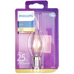 Gifi Ampoule^Ampoule flamme led E14 250 Lumen Philips