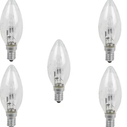 Gifi Ampoule^Ampoule halogène E14 28 Watts C35 x5