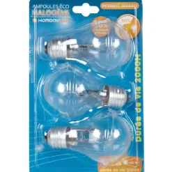 Gifi Ampoule^Ampoule halogène x3