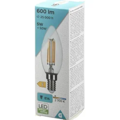 Gifi Ampoule^Ampoule LED à filament C35 E14 blanc