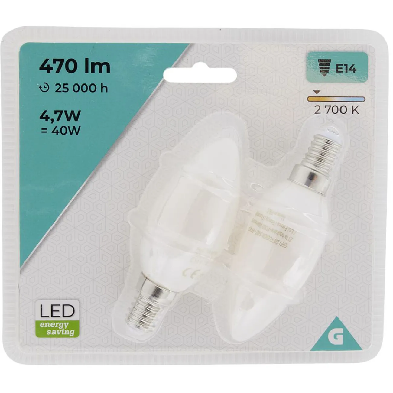 Gifi Ampoule^Ampoule LED C35 E14 x2