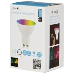 Gifi Ampoule^Ampoule LED connectée couleurs changeantes GU10 40 W