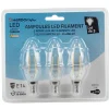 Gifi Ampoule^Ampoule LED filament clair 20W culot E14 Homday Lights x 3