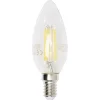 Gifi Ampoule^Ampoule LED filament E14 C35 Homday lumière chaude 470lms x2