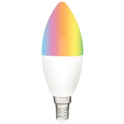 Gifi Ampoule^Ampoule ovale LED connectée couleurs changeantes E14 40 W