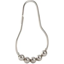 Gifi Equipement Douche^Anneau de douche métal gris x12