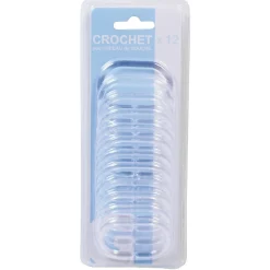 Gifi Equipement Douche^Anneau de douche transparent ovale x12