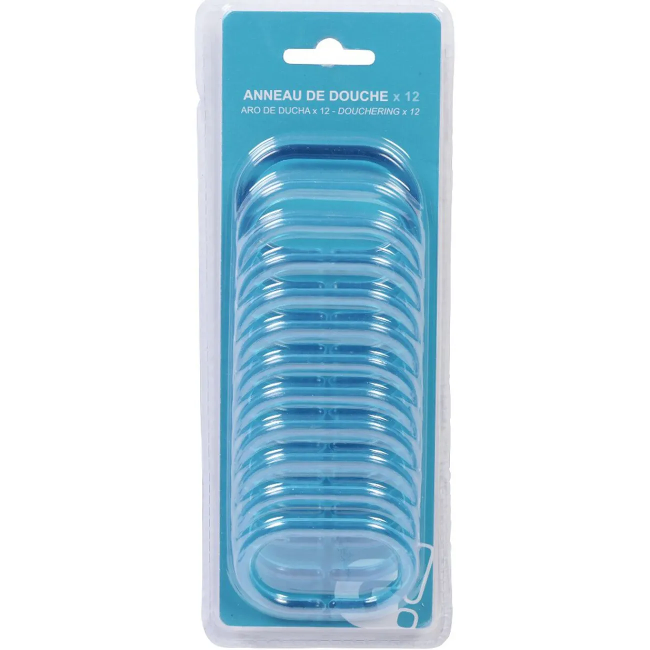 Gifi Equipement Douche^Anneau de douche transparent x12