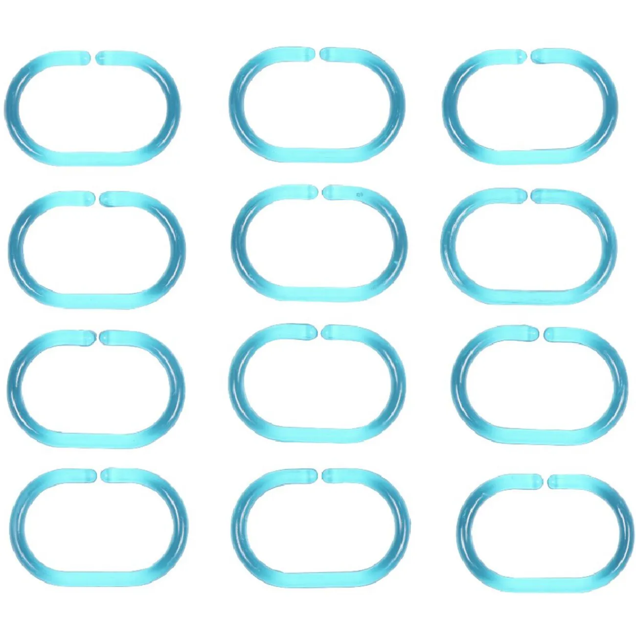 Gifi Equipement Douche^Anneau de douche transparent x12