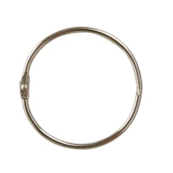 Gifi Equipement Douche^Anneau rideau de douche rond en métal x12