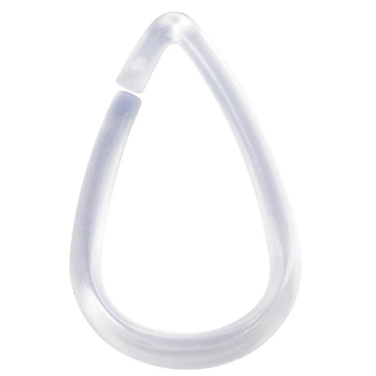 Gifi Aménagement Salle De Bain^Anneau rideau de douche transparent x12