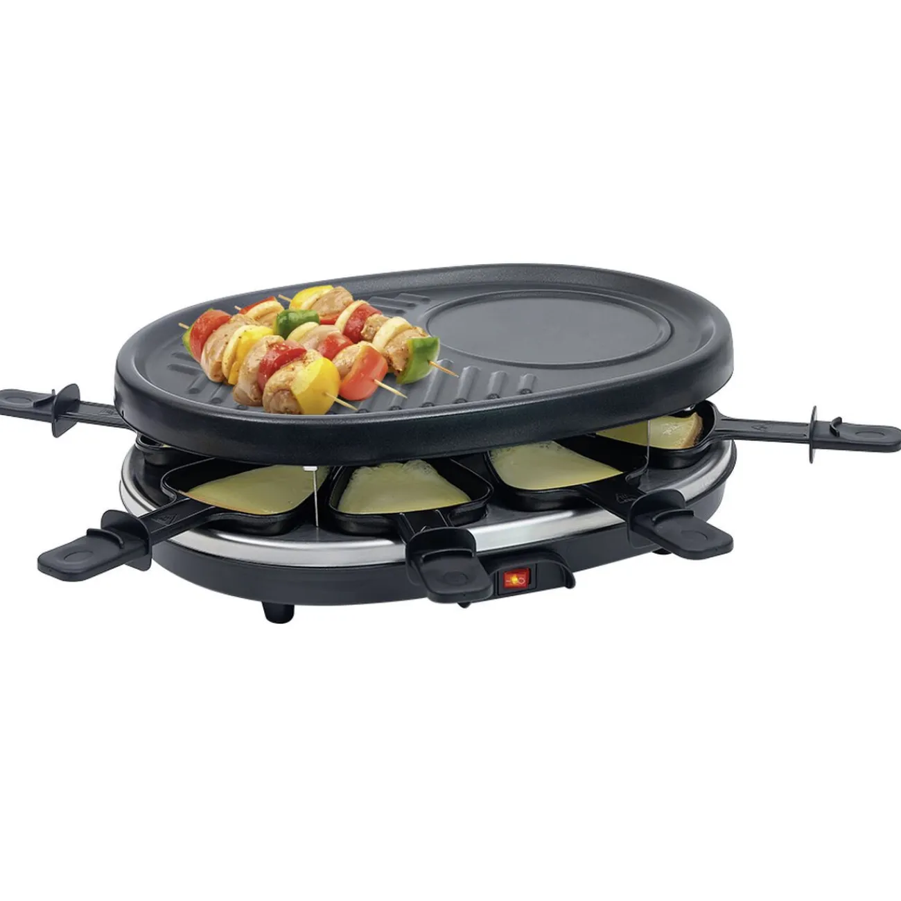 Gifi Appareil à raclette grill 8 personnes 900W