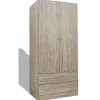 Gifi Rangement|Armoire 2 portes imitation chêne