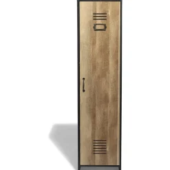 Gifi Rangement|Armoire Apollo noire et miel